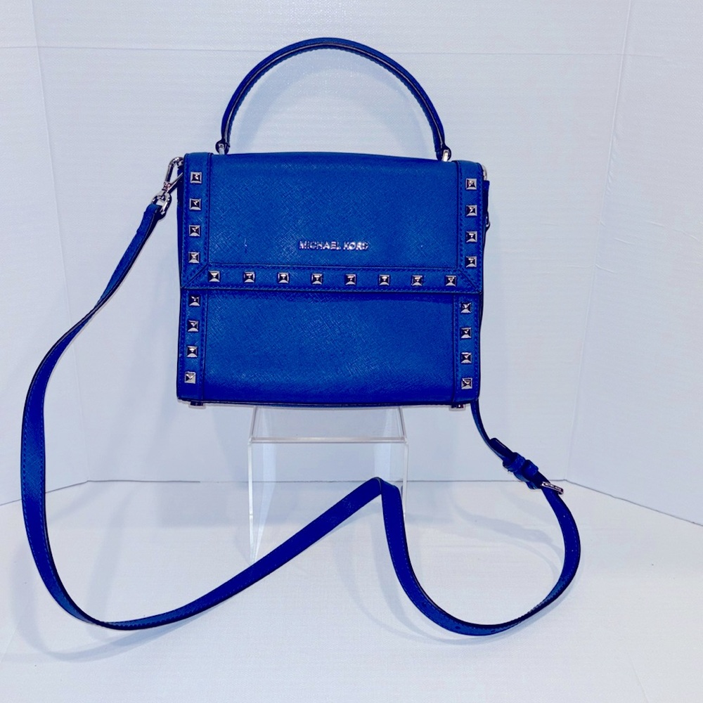 MICHAEL KORS ROYAL BLUE SATCHEL/       CROSSBODY